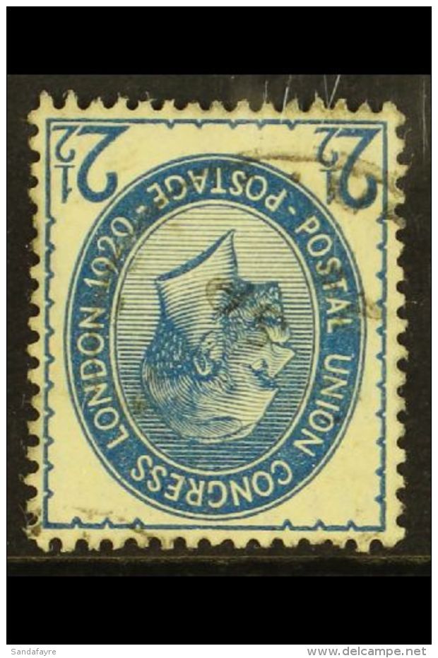 1929  2&frac12;d Blue, Postal Union Congress, WATERMARK INVERTED, SG 437Wi, Fine Used With Light C.d.s. Postmark.... - Ohne Zuordnung