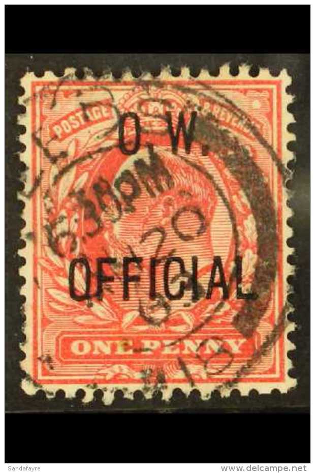 OFFICIALS  OFFICE OF WORKS. 1902-03 1d Scarlet, SG O37, Fine Cds Used For More Images, Please Visit... - Ohne Zuordnung