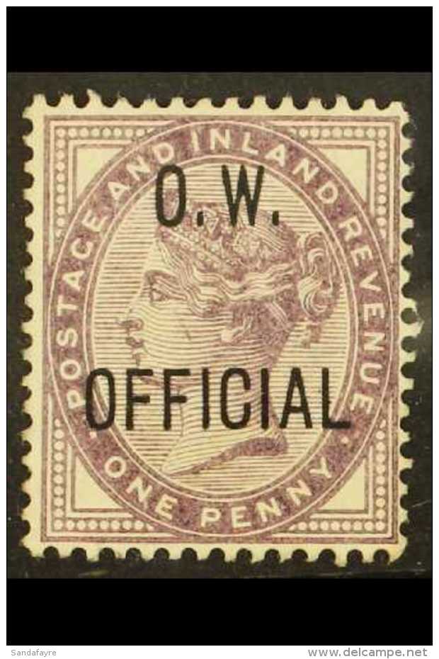 OFFICIALS  OFFICE OF WORKS. 1899-1902 1d Lilac, SG O33, Fine Mint For More Images, Please Visit... - Sonstige & Ohne Zuordnung