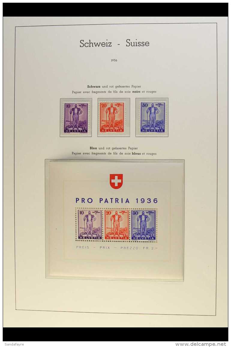 1936-63 PRO PATRIA COLLECTION  An Attractive Mint / Nhm Collection On "Lighthouse" Hingeless Printed Pages.... - Sonstige & Ohne Zuordnung