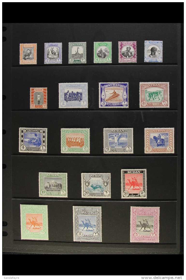 1951-61 NHM SELECTION  Presented On A Stock Page &amp; Includes 1951 Definitive Set &amp; 1954 Self Govt Set, SG... - Sudan (...-1951)