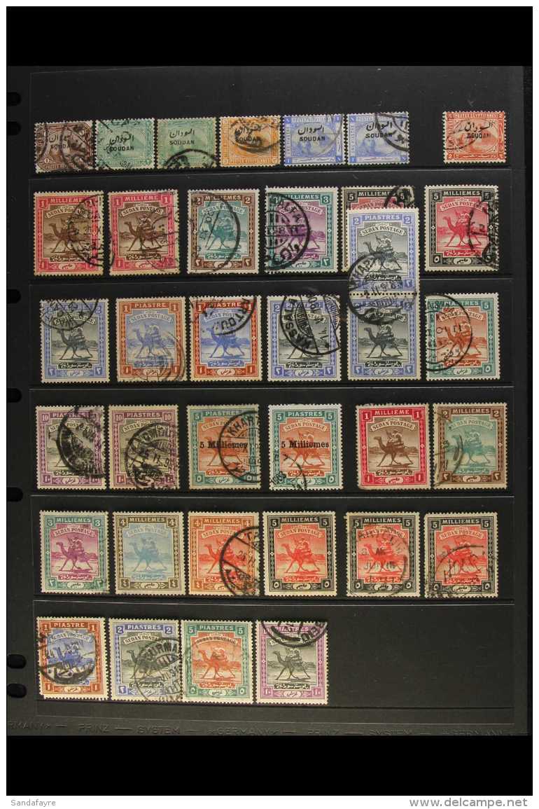 1897-1961 OLD-TIME USED COLLECTION  A Useful Range With Sets &amp; Many "Better" Values Presented On A Series Of... - Sudan (...-1951)