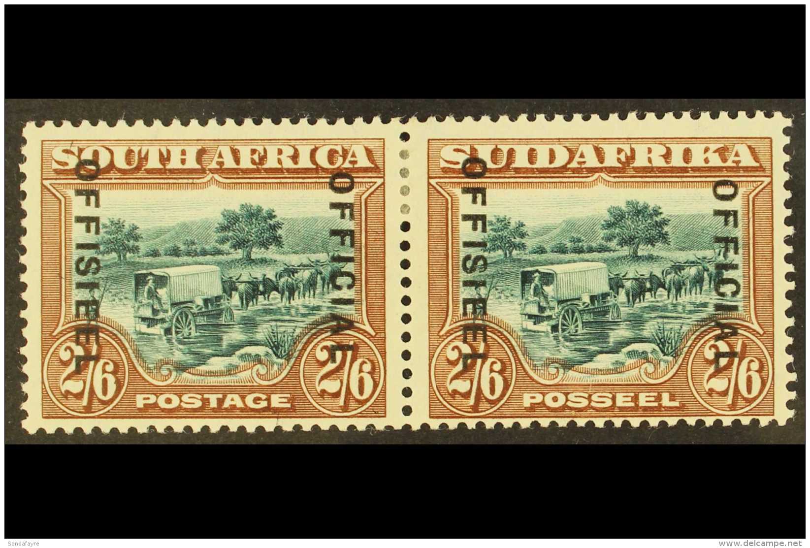 OFFICIAL  1929-31 2s6d Green &amp; Brown, SG O11, Fine Mint, Centred Slightly Low, But Very Reasonable For This... - Unclassified