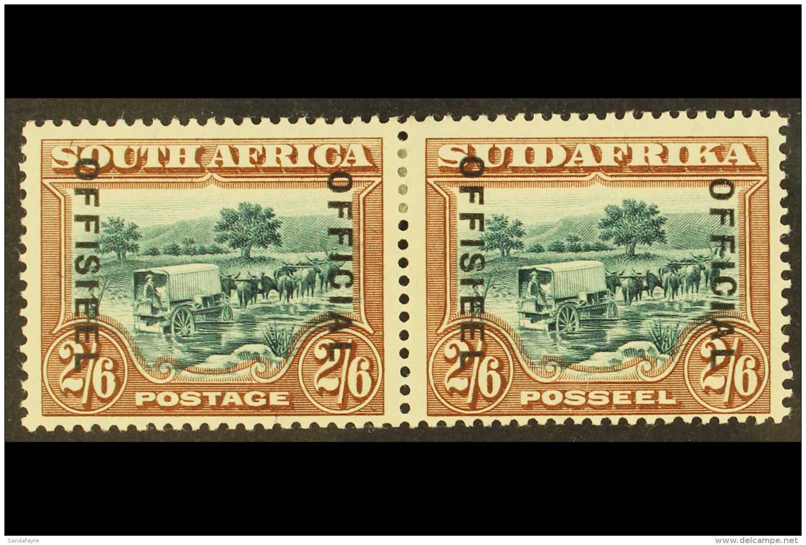 OFFICIAL  1929-31 2s6d Green &amp; Brown, SG O11, Fine Mint, Centred Slightly Low, But Very Reasonable For This... - Ohne Zuordnung