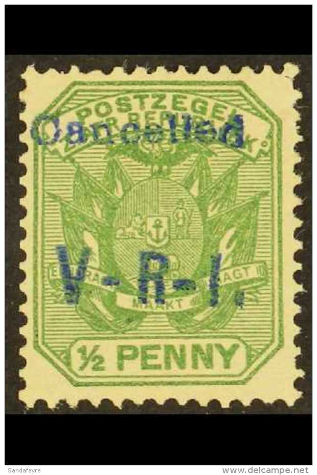 TRANSVAAL  WOLMARANSSTAD British Occupation 1900 &frac12;d Green Opt'd "Cancelled / V - R - I.", SG 1, Very Fine... - Ohne Zuordnung
