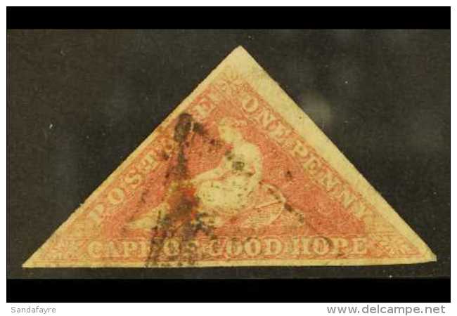 CAPE OF GOOD HOPE  1855-63 1d Rose, SG 5a, Used With 3 Margins For More Images, Please Visit... - Ohne Zuordnung