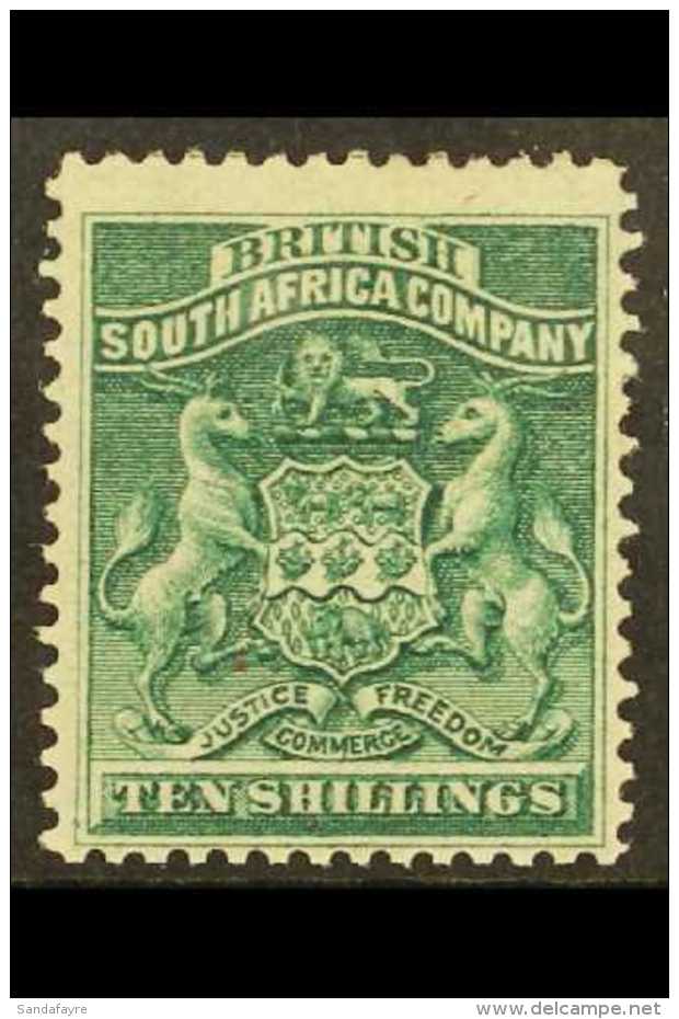 1892-93  10s Deep Green, SG 9, Fine Mint. For More Images, Please Visit... - Autres & Non Classés