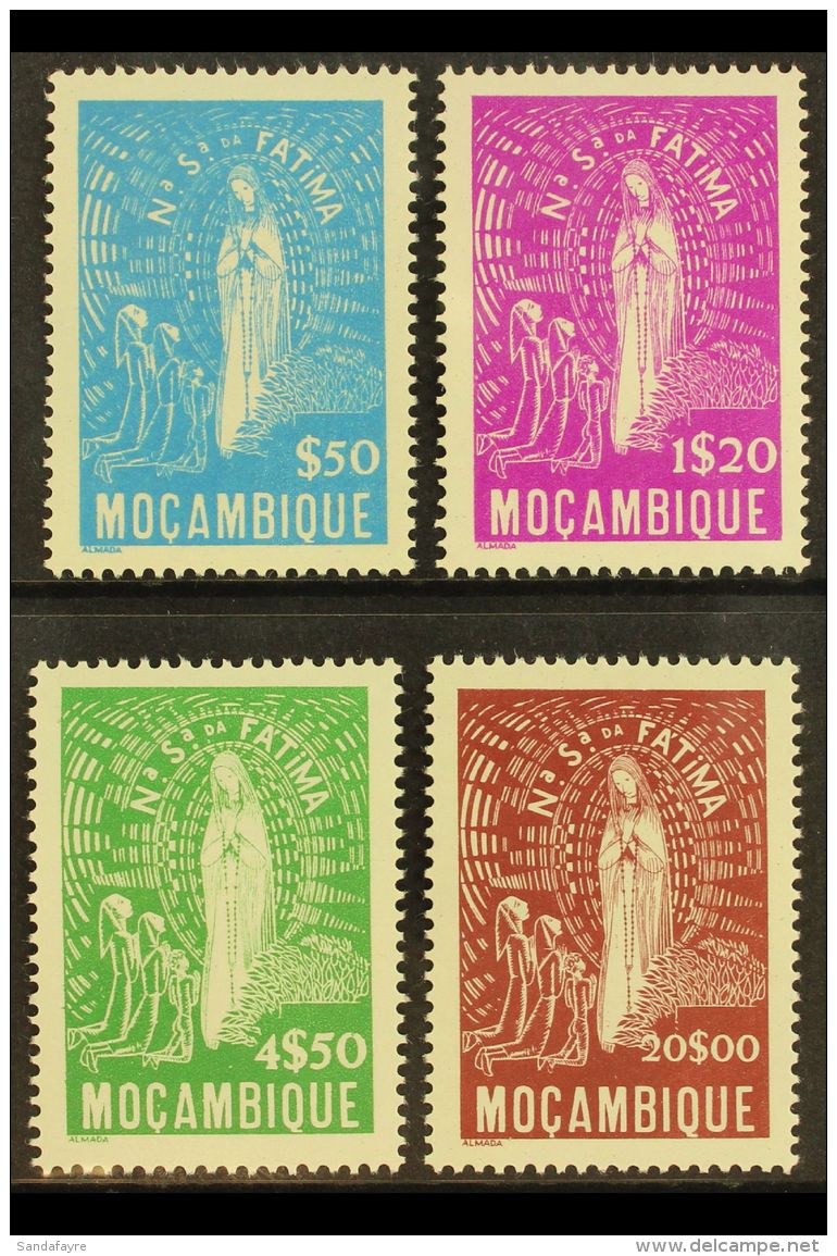 MOZAMBIQUE  1948 Our Lady Fatima Complete Set (SG 428/31, Afinsa 344/47), Never Hinged Mint, Fresh. (4 Stamps)... - Other & Unclassified