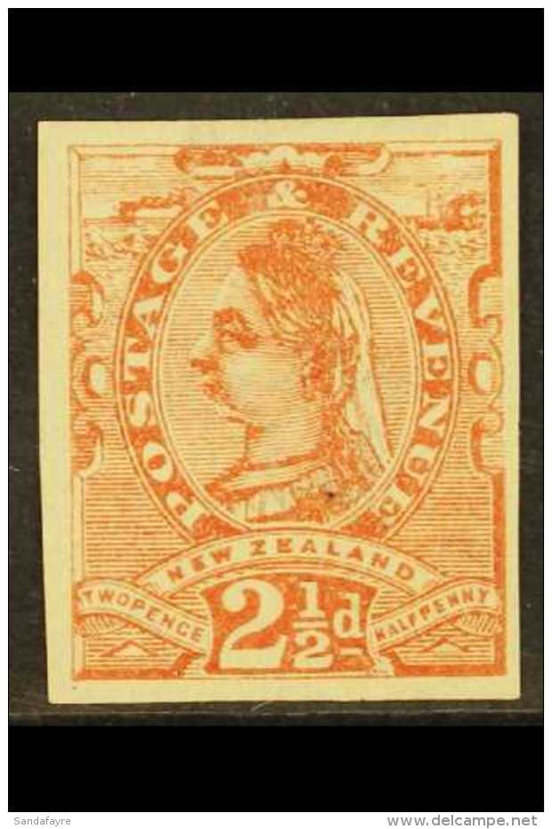 1882-1900 IMPERF COLOUR PROOF  For The 2&frac12;d Sideface Issue Printed In Red On Ungummed Watermarked Paper,... - Sonstige & Ohne Zuordnung