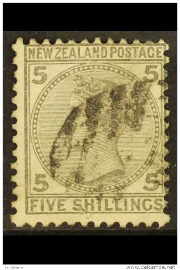 1878  5s Grey Sideface, SG 186, Fine Used. For More Images, Please Visit... - Sonstige & Ohne Zuordnung