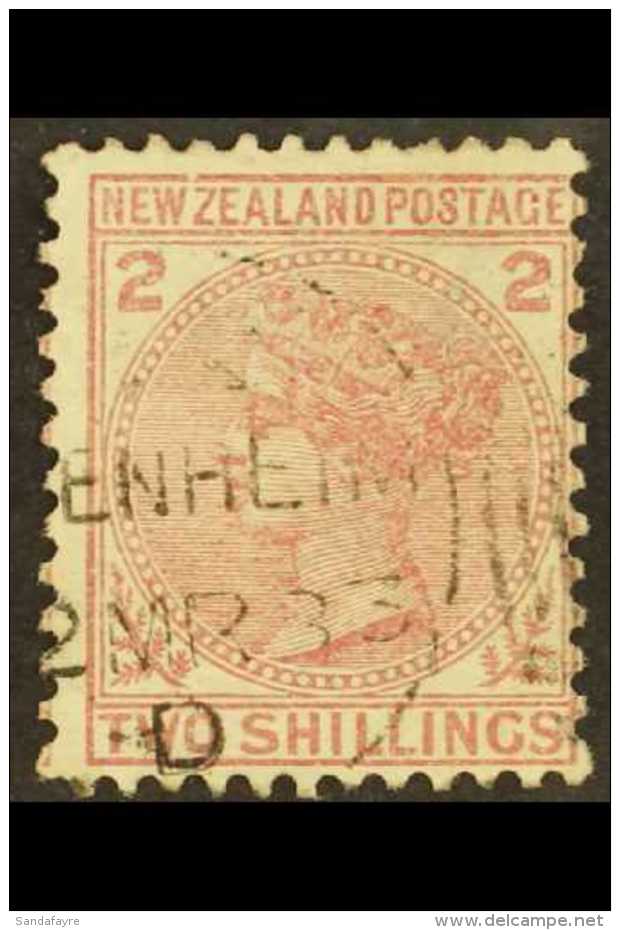 1878  2s Deep Rose Sideface, SG 185, Fine Used With Clear "Blenheim" Cds Cancel,  A Very Attractive Example Of... - Sonstige & Ohne Zuordnung