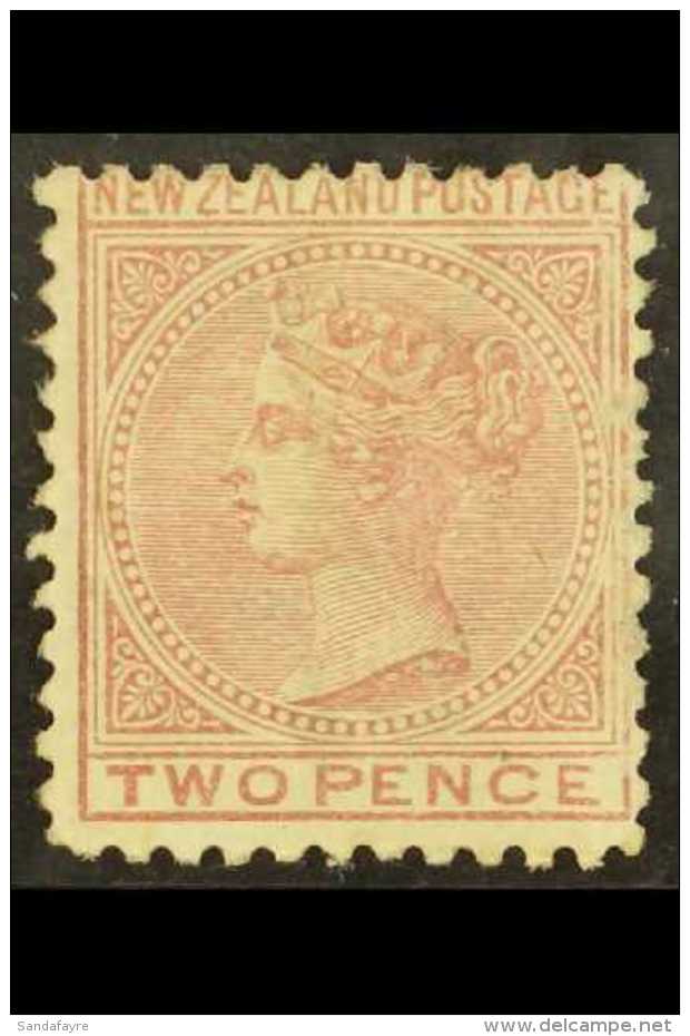 1874-78  2d Rose Perf Nearly 12 (line), SG 158, Unused No Gum, Tiny Surface Scuff, Very Rare, Cat &pound;1,200.... - Sonstige & Ohne Zuordnung