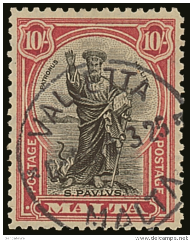 1926  St Paul Set Inscribed "Postage", SG 157/72, Used. 1s Creased Otherwise Fine To Very Fine. (17 Stamps) For... - Malta (...-1964)