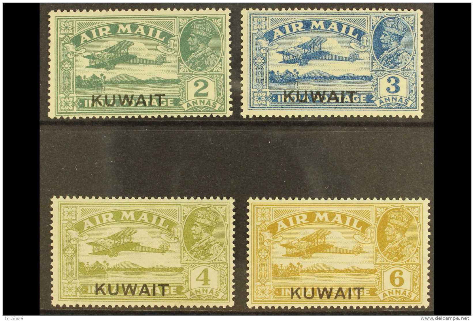 1933-34  Air Set, SG 31/34, Fine Mint. (4) For More Images, Please Visit... - Kuwait