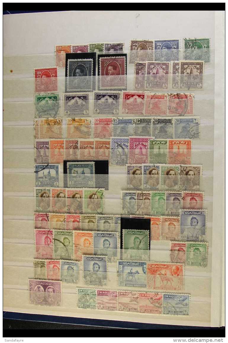 1918-1998 USED COLLECTION  A Mostly All Different Fine To Very Fine Used Collection Arranged In A Stock Book,... - Irak