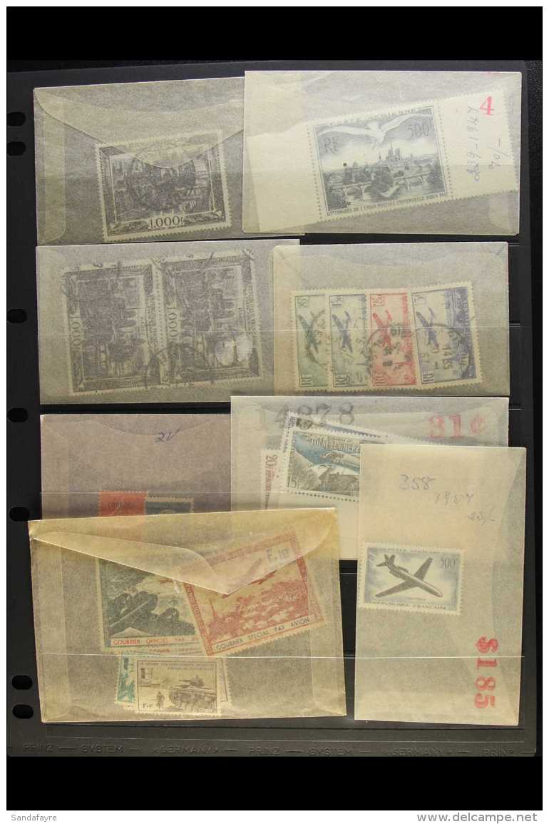 1930-1960 GLASSINE DISCOVERY  A Small Pile Of Glassine Envelopes Containing Mint, Nhm &amp; Used Ranges (mostly... - Sonstige & Ohne Zuordnung