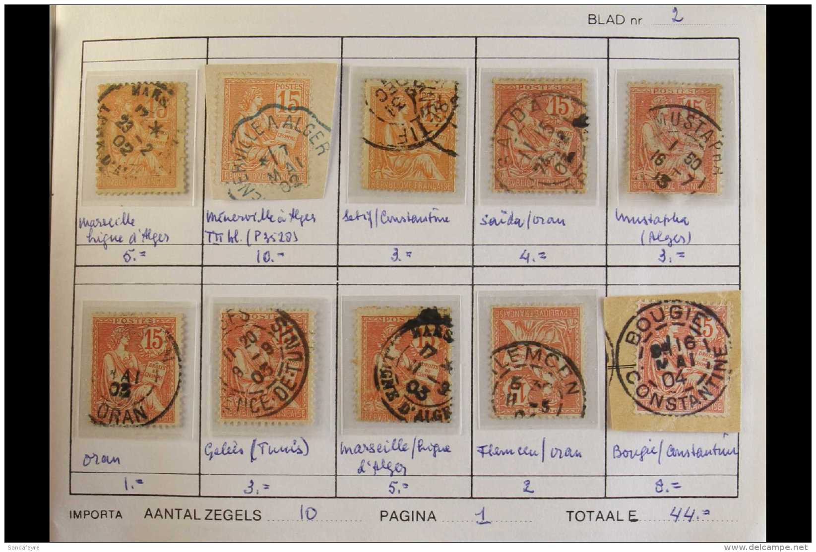 1901-39 CHOICE POSTMARKS COLLECTION  A Fine And Attractive Collection Of Identified Postmarks In A Neat Club... - Sonstige & Ohne Zuordnung