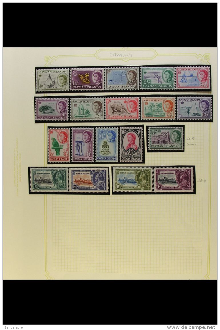 1902-83 FINE MINT COLLECTION  An Attractive Collection On Album Pages With The Strongest Period Being Issues From... - Cayman Islands