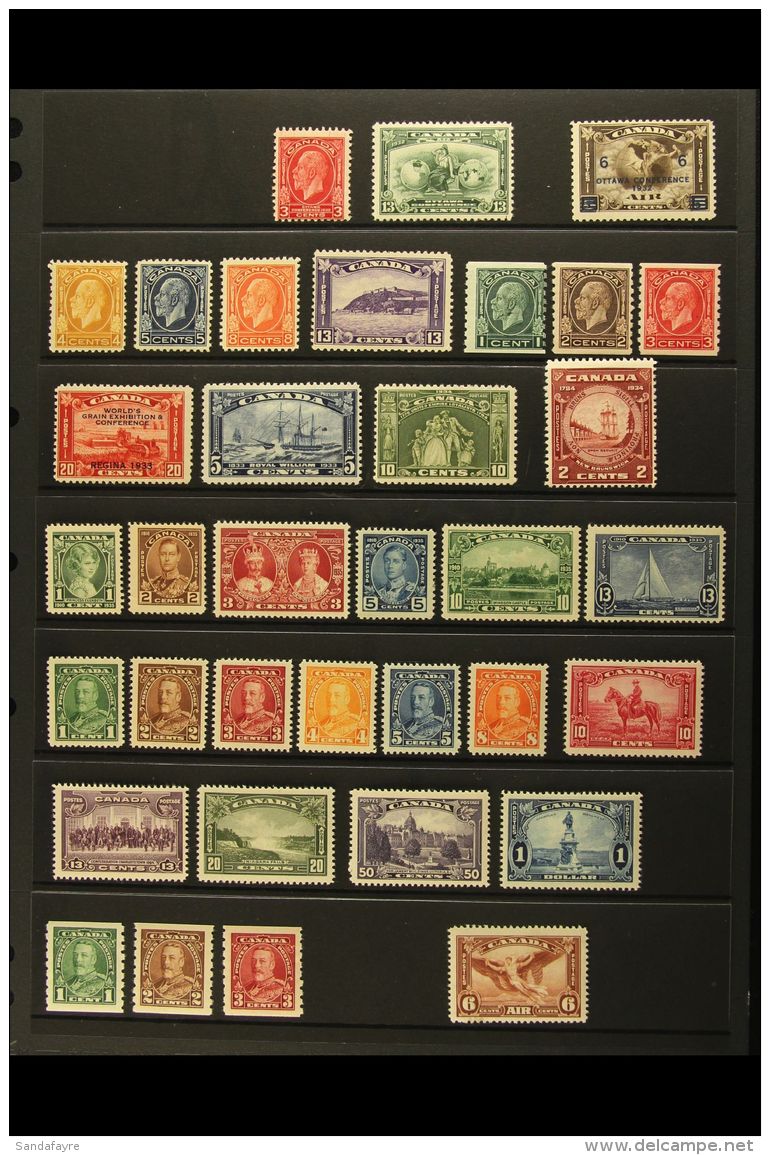 1932-35 FINE MINT SELECTION  Presented On A Stock Page. Includes 1932 3c, 13c &amp; 6c On 5c Air Surcharge,... - Sonstige & Ohne Zuordnung