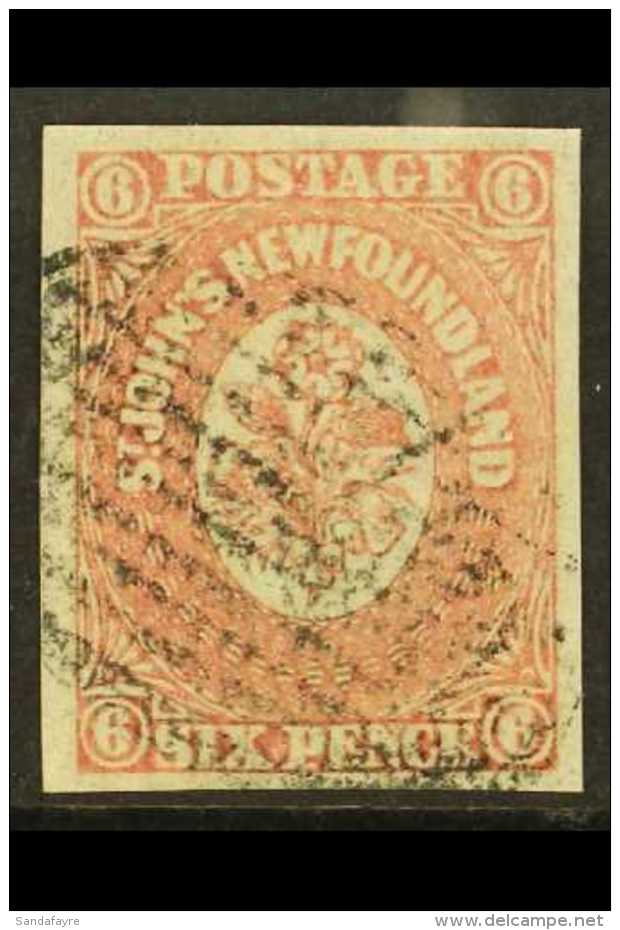 1862  6d Rose Lake, SG 20, Very Fine Used With Good Margins All Round. For More Images, Please Visit... - Sonstige & Ohne Zuordnung