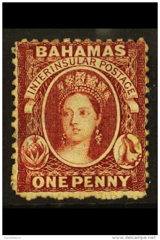 1863-77  1d Brown-lake Perf 12&frac12;, Inverted Watermark, SG 20w, Mint With Some Small Faults For More Images,... - Autres & Non Classés