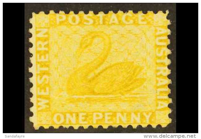 WESTERN AUSTRALIA  1882-85 1d Yellow-ochre Perf 12, SG 82, Fine Mint, Very Fresh. For More Images, Please Visit... - Sonstige & Ohne Zuordnung