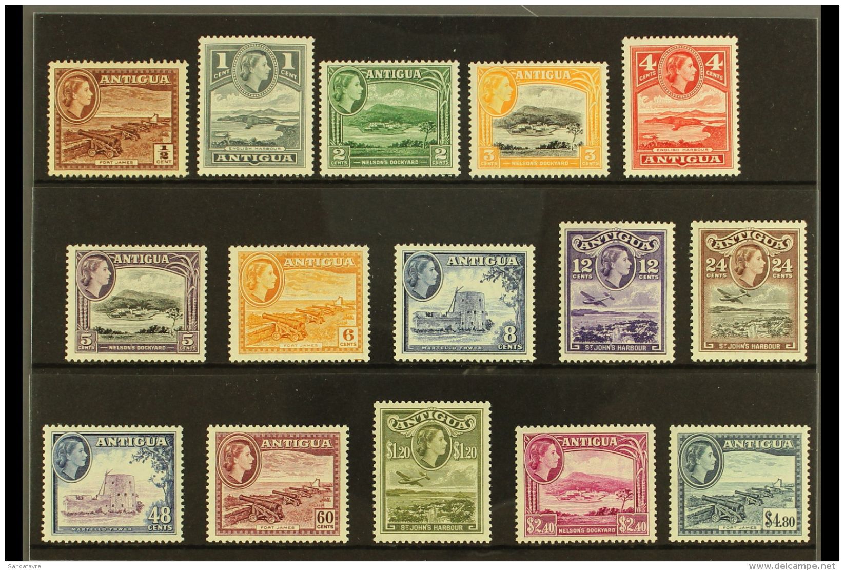 1953-62  Pictorial Definitive Set, SG 120a/134, Never Hinged Mint (15 Stamps) For More Images, Please Visit... - Sonstige & Ohne Zuordnung