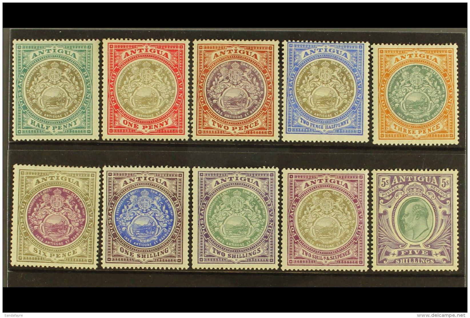 1903-07  Complete Set, SG 31/40, Fine Mint, Very Fresh. (10 Stamps) For More Images, Please Visit... - Sonstige & Ohne Zuordnung