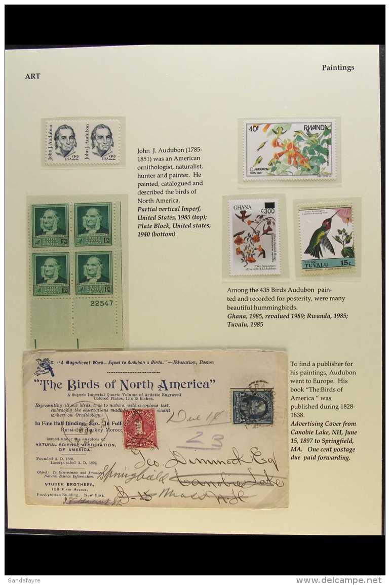 BIRDS - ATTRACTIVE PRESENTATION COLLECTION  An Unusual Assembly Of Stamps, Cards, Covers, Sheetlets, Coins &amp;... - Sin Clasificación