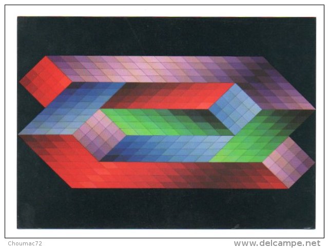 GF 008, Arts Plastiques Plasticien Victor Vasarely, Edition Du Griffon EG 1028, Torony 1970 - Autres & Non Classés