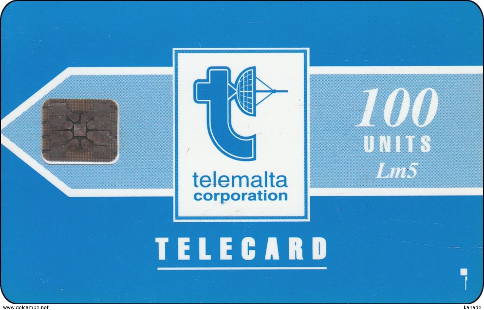 Malta Phonecard   Telemalta Corporation 100 U - Malta