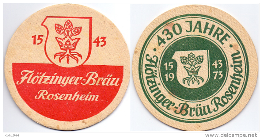 #D150-102 Viltje Flötzinger Bräu Ø 95 Mm - Sous-bocks