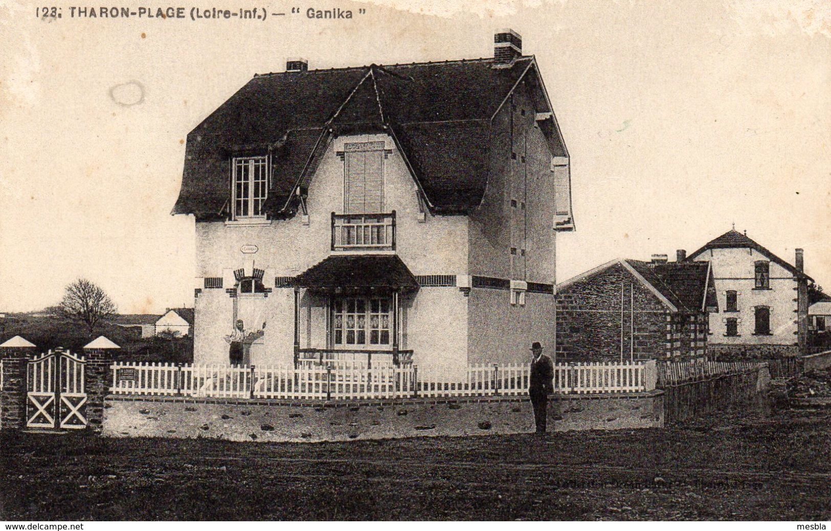 Carte Rare - THARON - PLAGE   (44)   Villa  " GANIKA " - Tharon-Plage