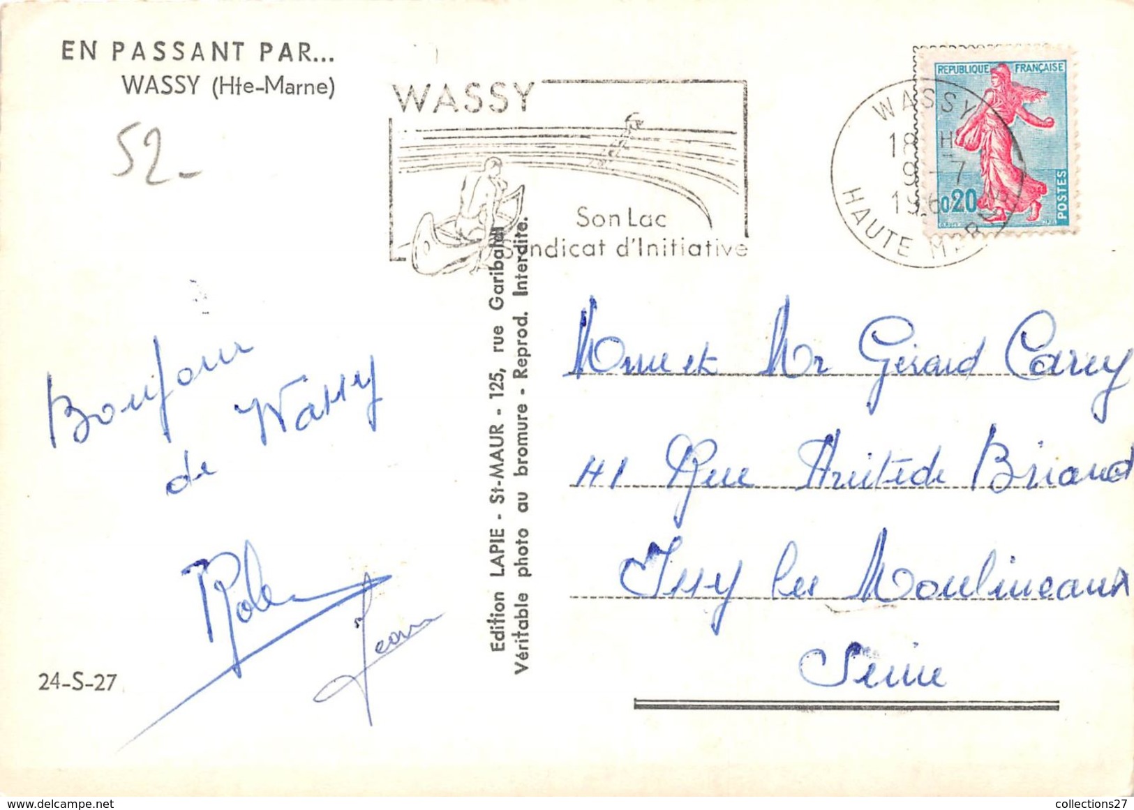 52-WASSY- EN PASSANT PAR WASSY - Wassy