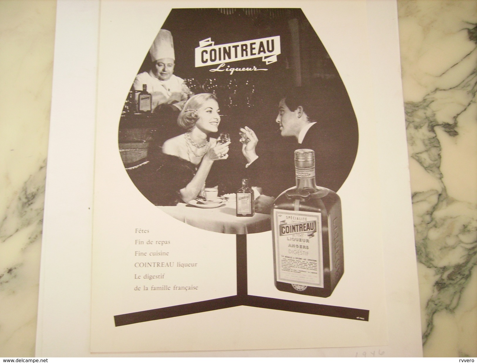 ANCIENNE PUBLICITE LIQUEUR COINTREAU - Alcools