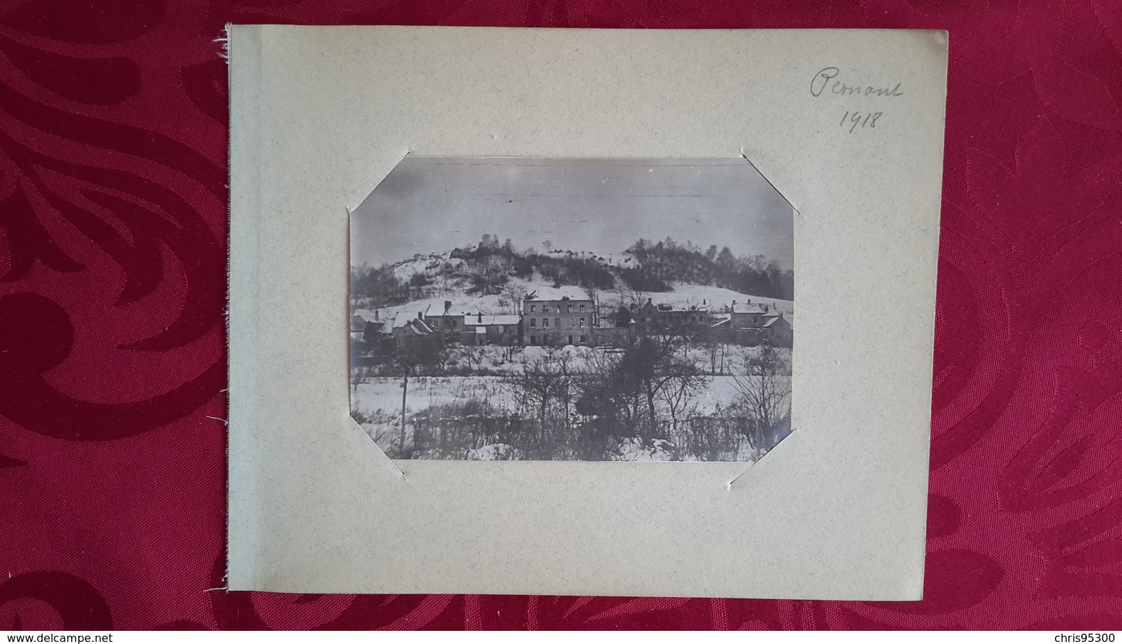 PHOTO ANCIENNE - PERNANT 02 AISNE - GUERRE 14 - 18 - WW1 - PROCHE SOISSONS - War, Military