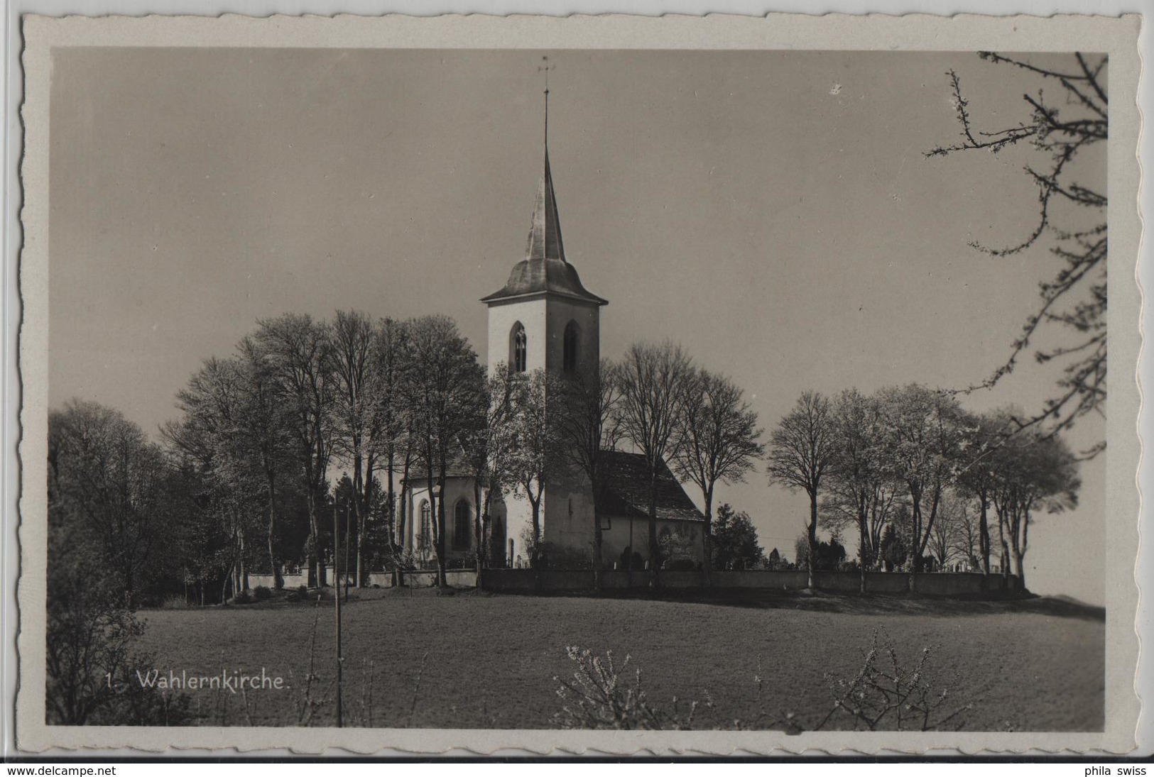 Wahlernkirche - Schwarzenburg - Photo: Rob. Zbinden - Schwarzenburg