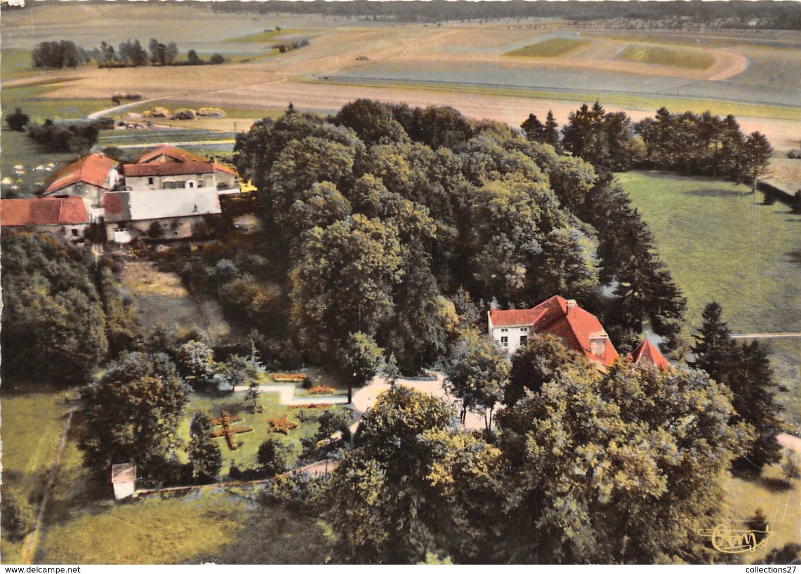 52-COLOMBEY-LES-DEUX-EGLISES- VUE AERIENNE GENERALE, LA BOISSERIE - Colombey Les Deux Eglises