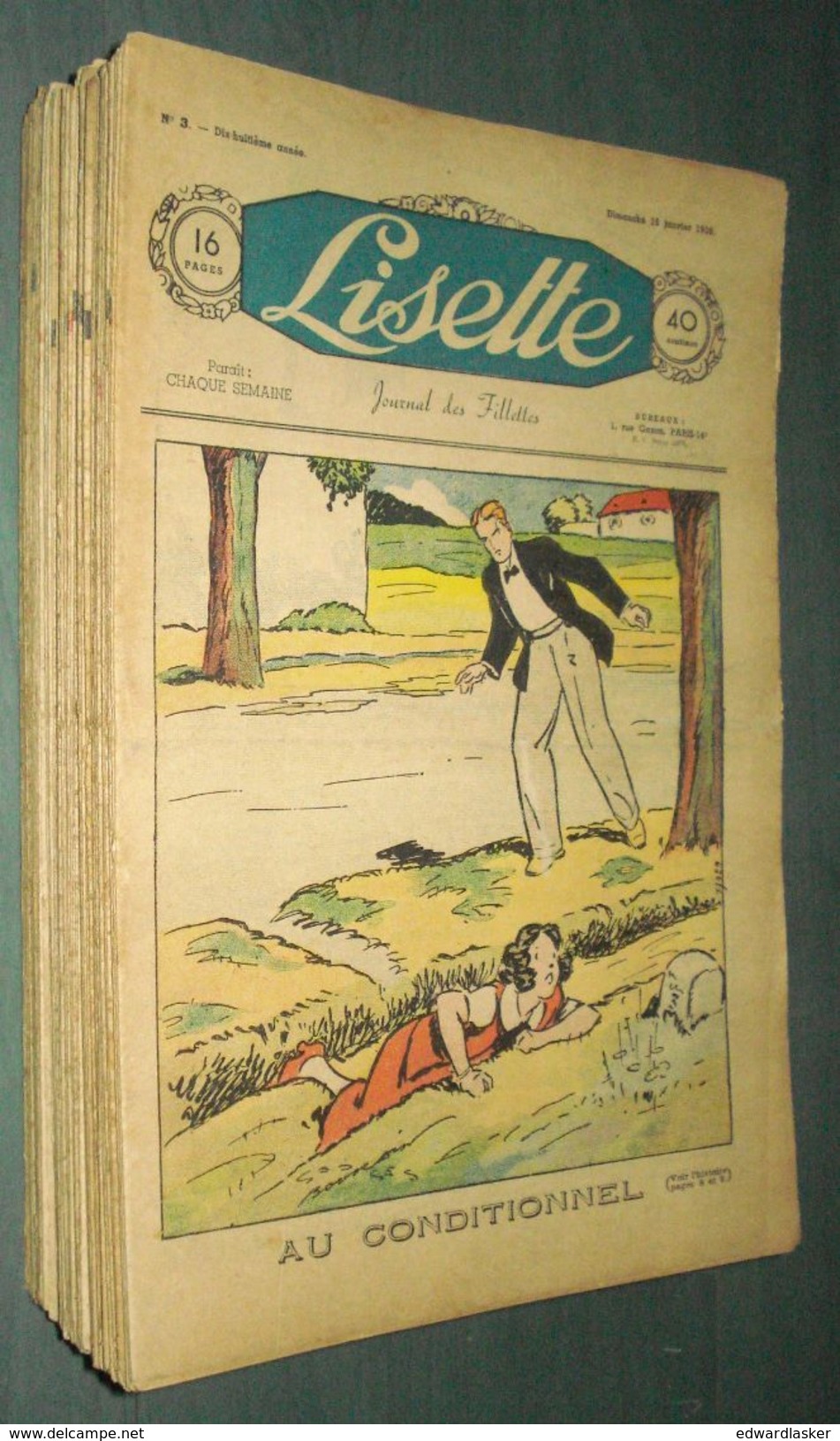Lot De LISETTE - 49 N° Des Années 1938 à 1940 - Le RALLIC, Etc - Lisette