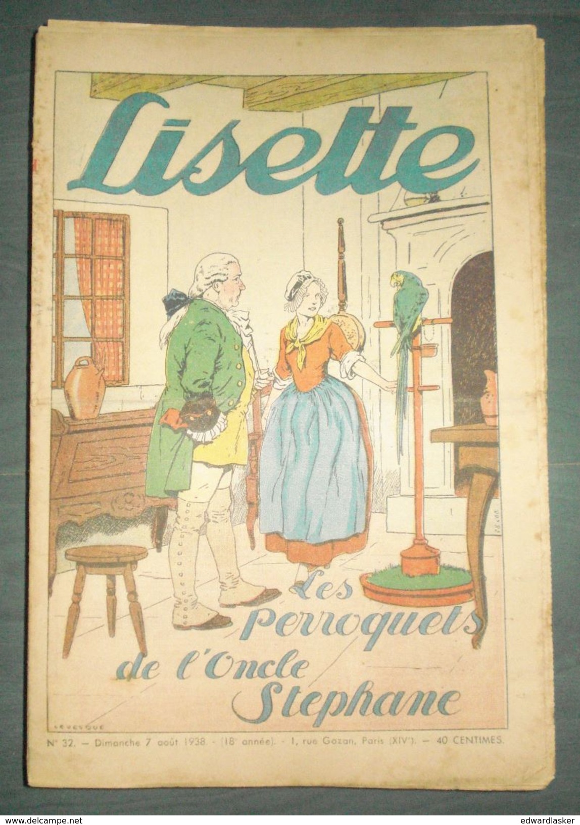 Lot de LISETTE - 49 N° des années 1938 à 1940 - Le RALLIC, etc