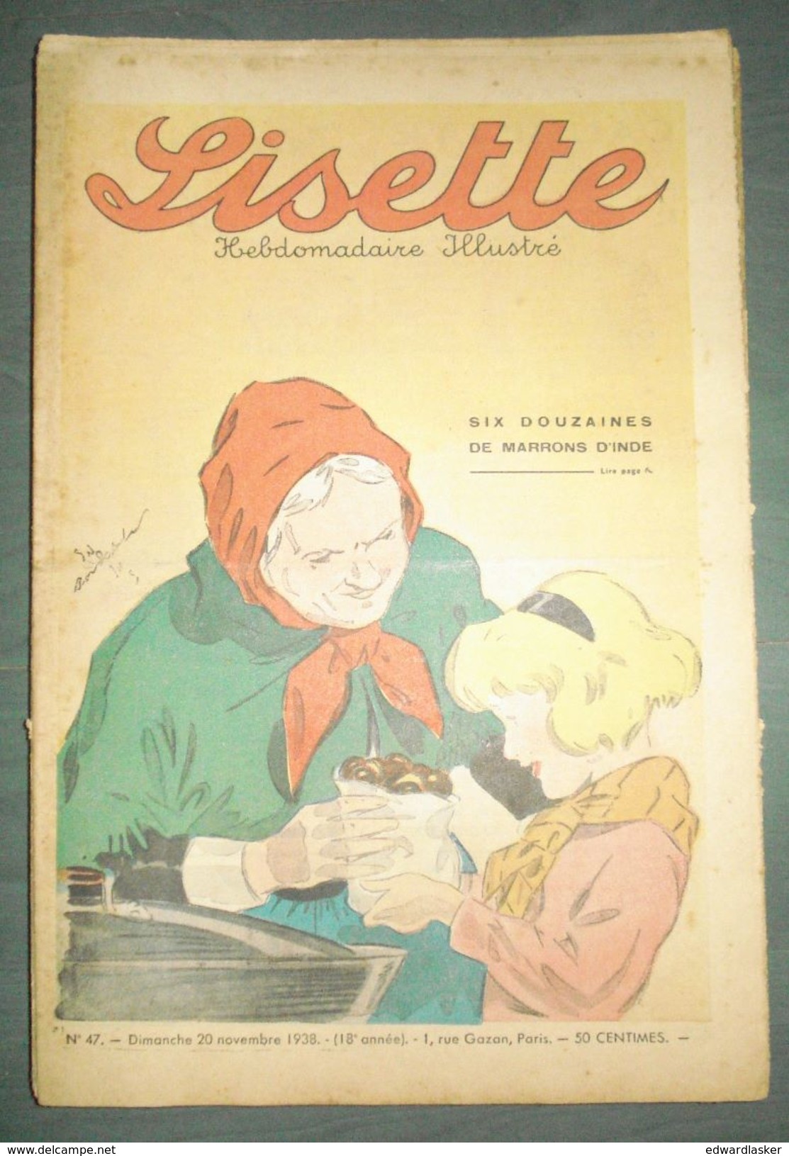 Lot de LISETTE - 49 N° des années 1938 à 1940 - Le RALLIC, etc