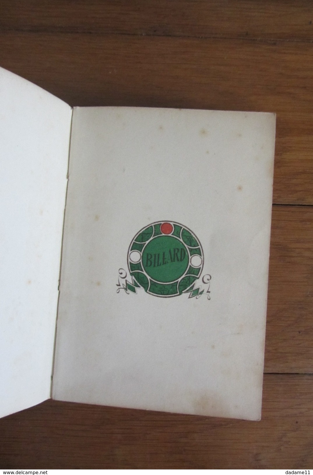 Rare Livre S Couleur Sur Le Billard Français Couleur 148 Pages - 1901-1940