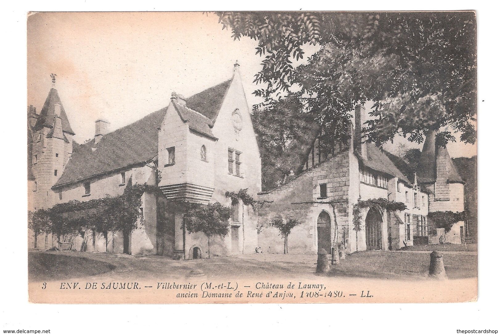 CPA 49 SAINT ENV DE SAUMUR VILLEBERNIER CHATEAU DE LAUNAY ANCIEN DOMAINE DE RENE D'ANJOU Achatez Immédiat - Saumur