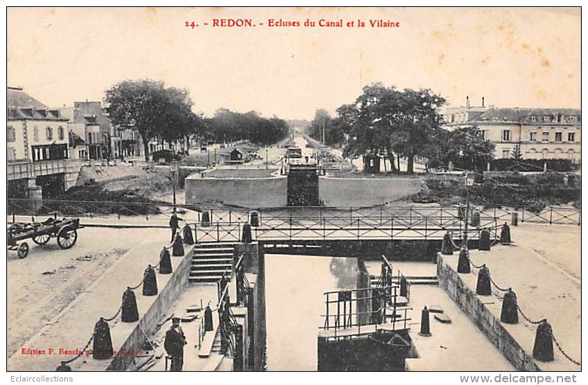 Redon     35        Ecluse Du Canal       (  14 Voir Scan) - Redon