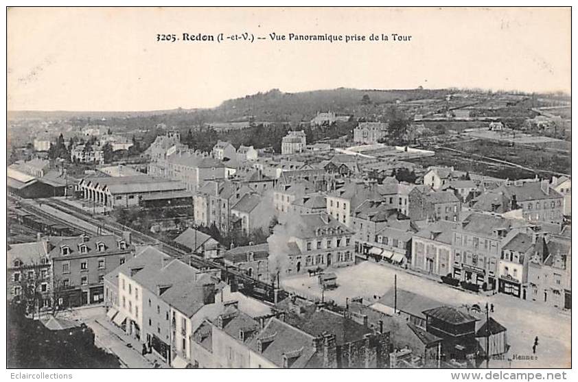 Redon     35        Vue Panoramique    ( 3205 Voir Scan) - Redon