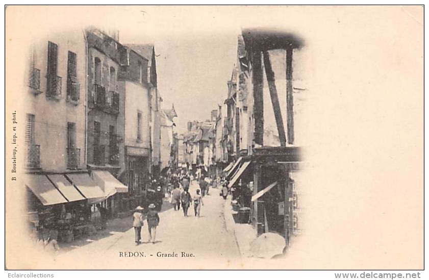 Redon     35         Grande Rue            ( Voir Scan) - Redon