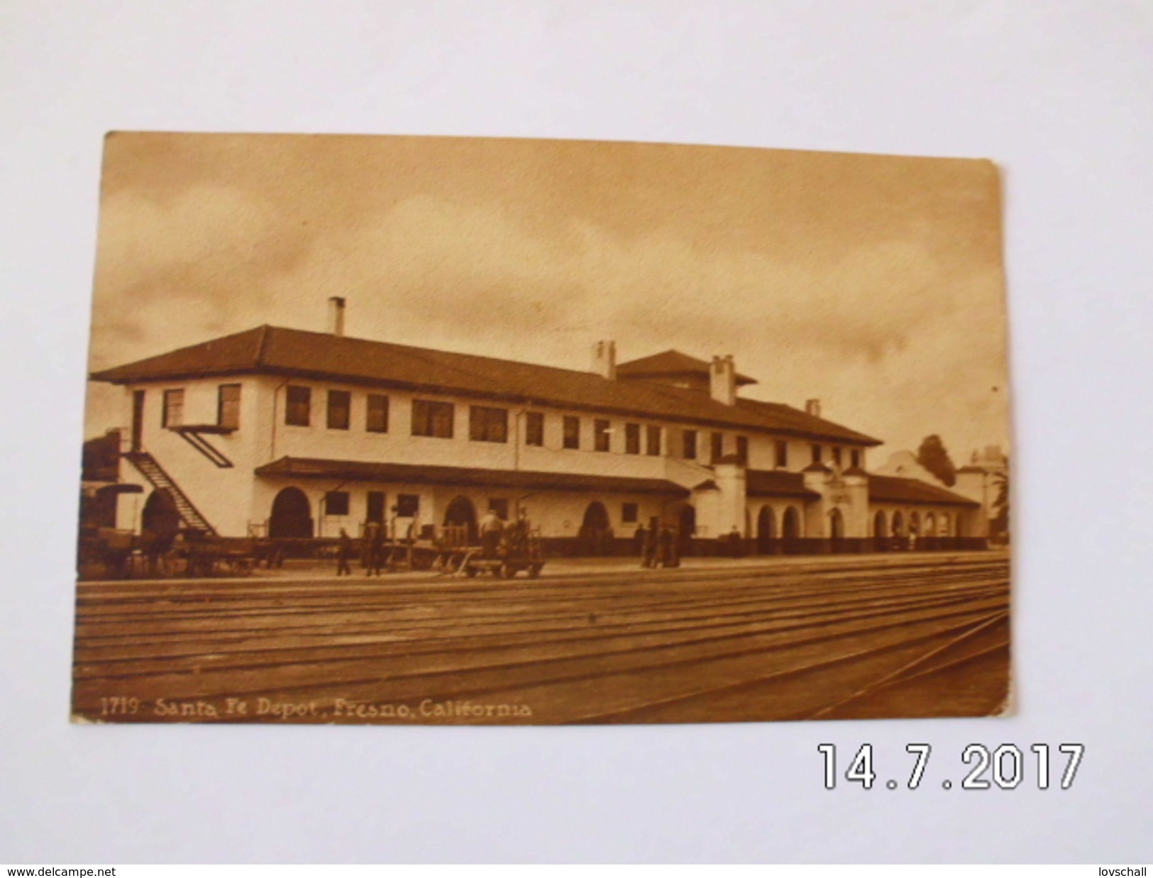 Fresno. - Santa Fe Depot. (28 - 10 - 1911) - Fresno