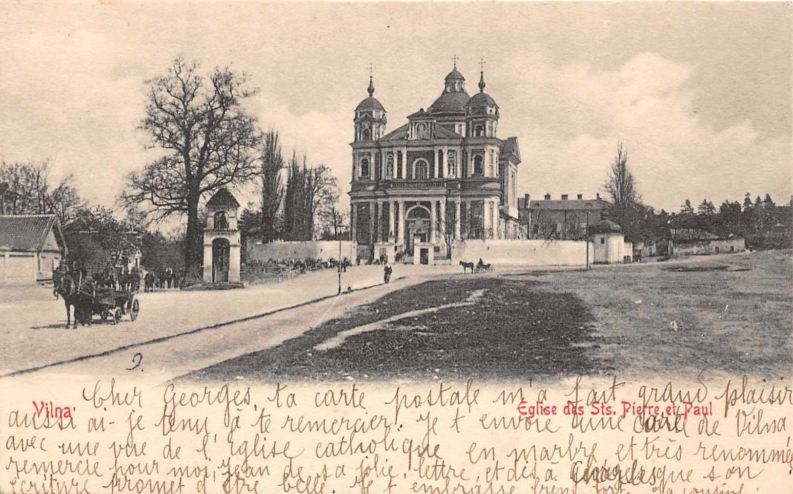 VILNA  ( Vilnius ) - Eglise Des Saints Pierre Et Paul - Lituanie