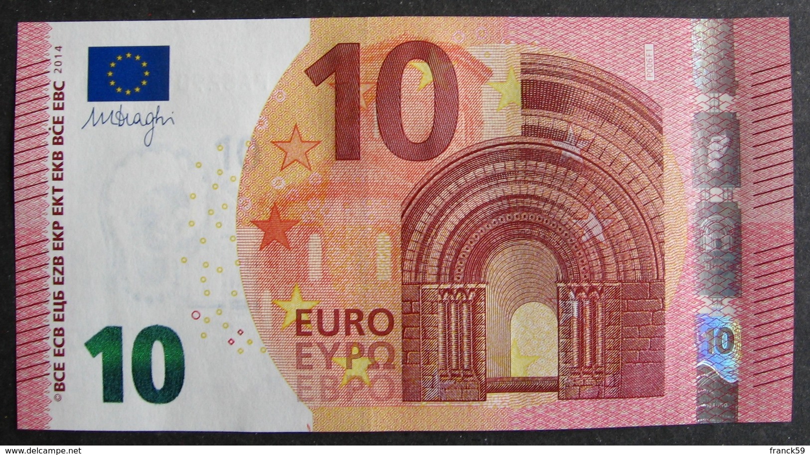 10 Euro Pays-Bas "PA" 2014 Draghi P006F1 LUXE / UNC - 10 Euro