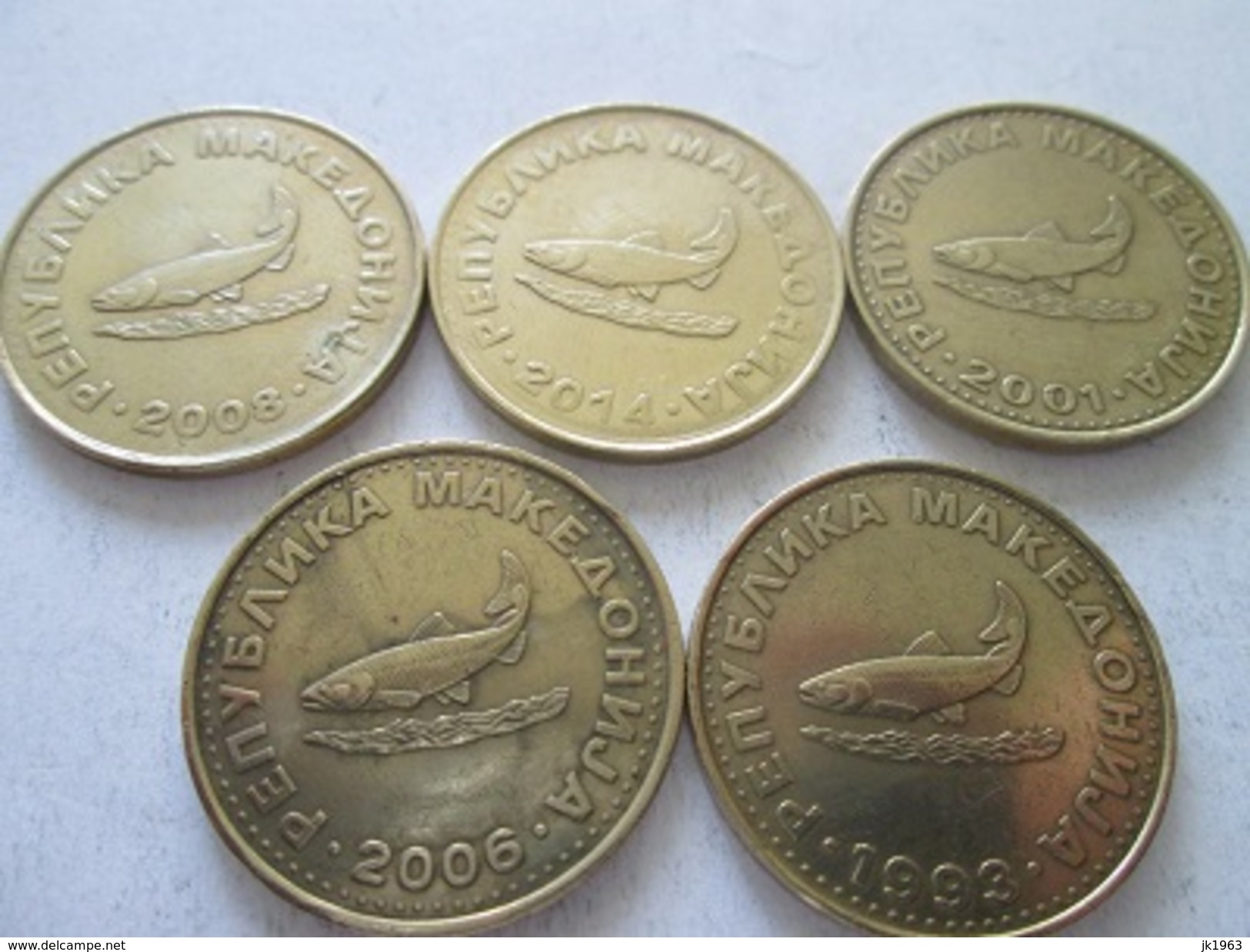 MACEDONIE 5 X 2 DENARA DIFFERENT YEARS - North Macedonia